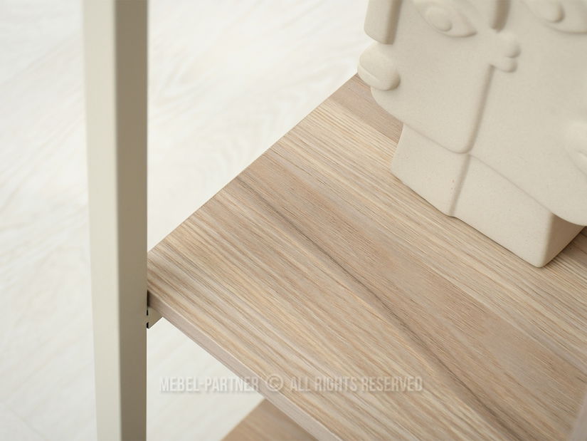 Regál Harp B (popolaváo béžová + krémová)