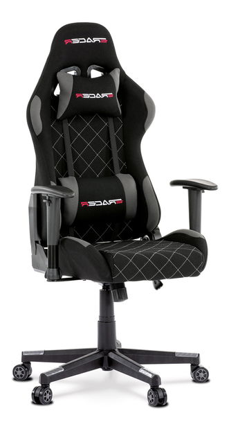 Kancelárske/herné kreslo Zarax-Z606-GREY (čierna + sivá)