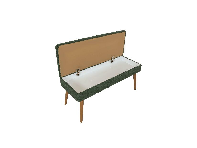 Mobilier Hol Beside 1 (stejar sonoma + verde) 