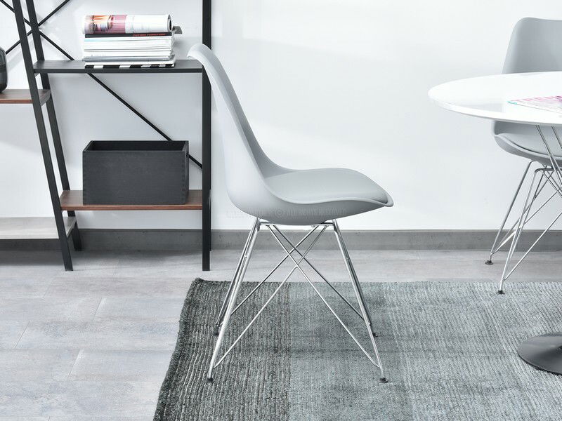 Szék Large Rod (szürke + króm)