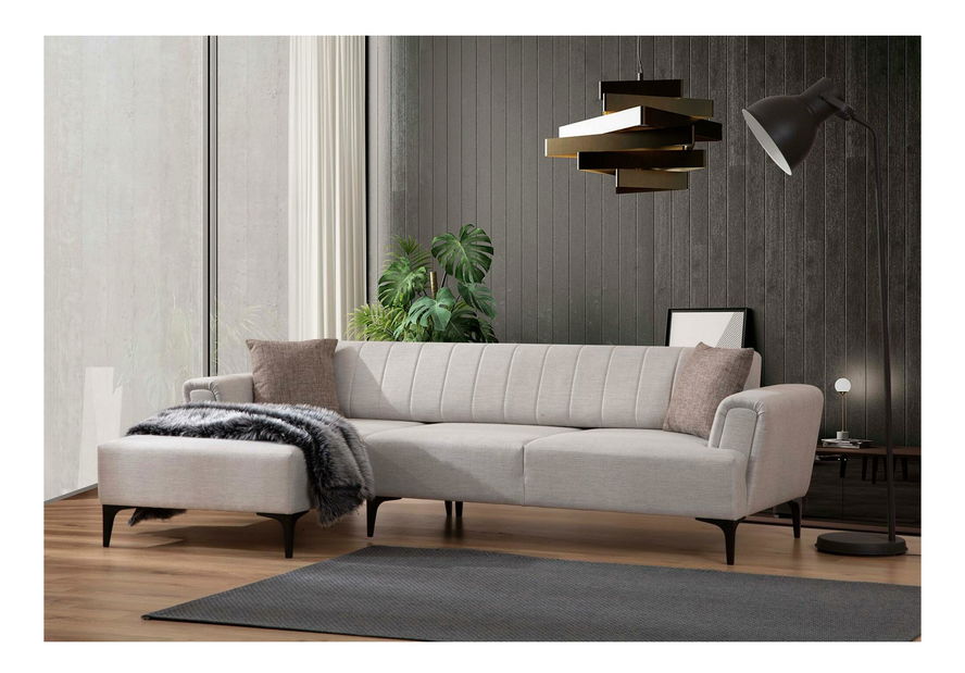 Sarokkanapé Hamletta (B) (ecru + fekete)