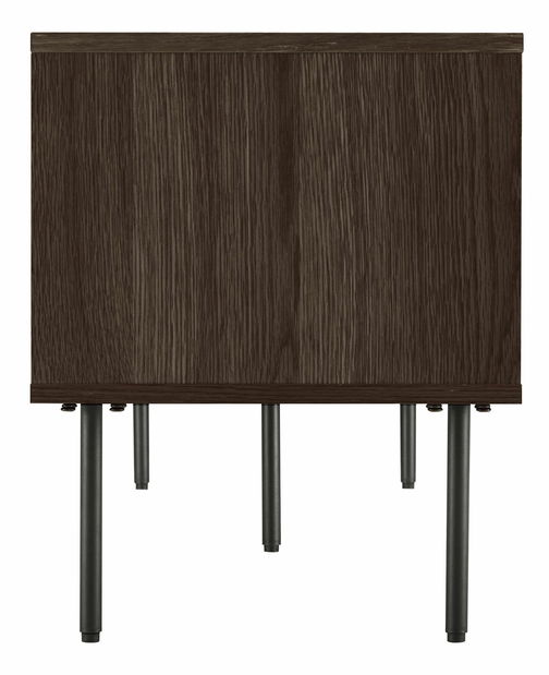 TV stolík/skrinka Ksitina 2 (tmavohnedá)