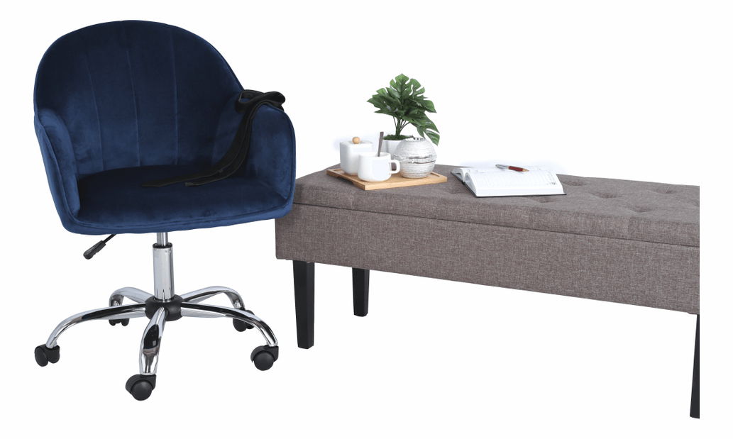 Kancelárske kreslo Euron (modrá)