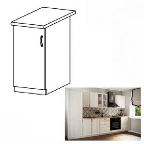 Donji kuhinjski ormarić D30L Sillina (bor andersen)