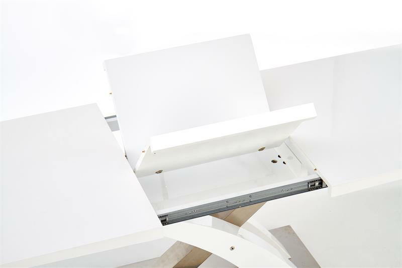 Jedálenský stôl Shenna 2 (biela) (pre 6 až 8 osôb)