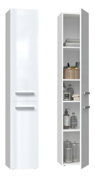 Kúpeľňová skrinka Neltossa 10 (lesk biely)