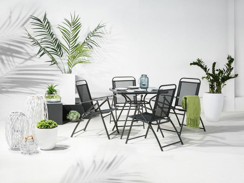 Kerti asztal Love 80 (fekete)