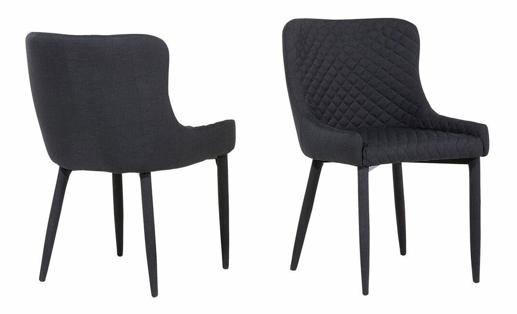 Jedálenská stolička SOHO (látka) (čierna)