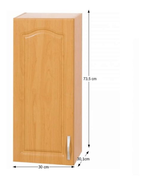 Gornji kuhinjski ormarić Leite MDF klasik W30 