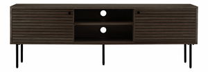 TV stolík/skrinka Ksitina 2 (tmavohnedá)