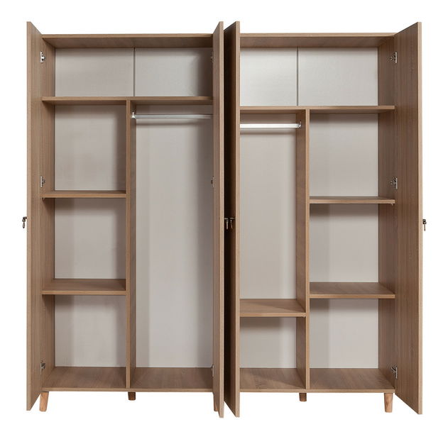 Ormar za garderobu Iris 122 (hrast sonoma)