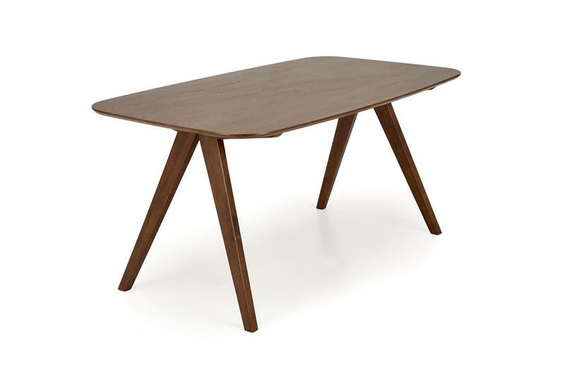 Étkezőasztal Pedrito (dió + fekete) (6 személy számára)