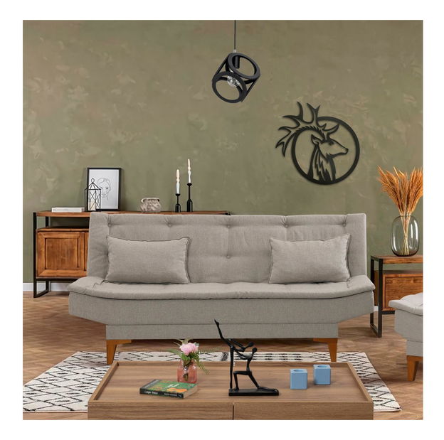 Canapea trei locuri Santic (crem)