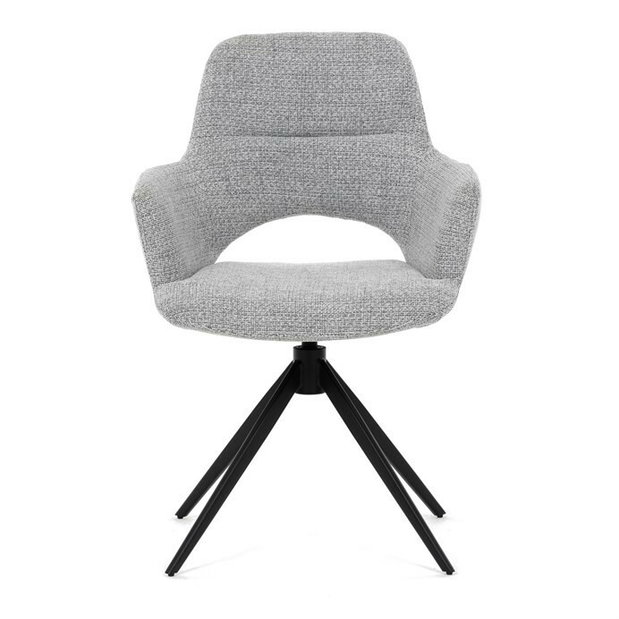 Jedálenská stolička Diamantal (sivá)