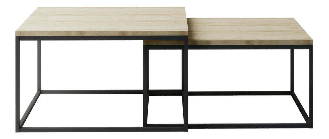 Set 2 ks. Konferenčných stolíkov Cer (dub sonoma)