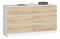 Komód Keanu (fehér + tölgy sonoma)