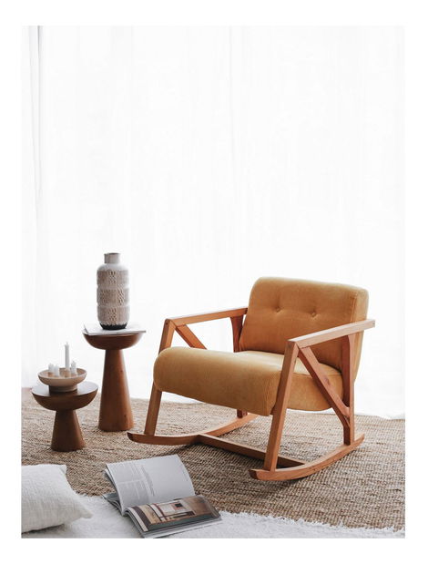 Fotoliu balansoar Nena (Galben)