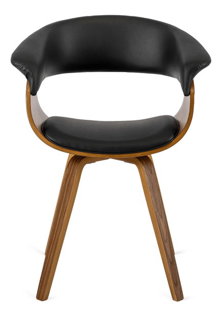 Scaun sufragerie Ofrecer 1 (piele ecologică negru) 