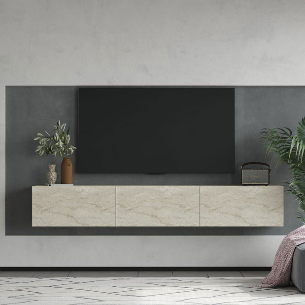 Masă TV Alfonsio (travertin)