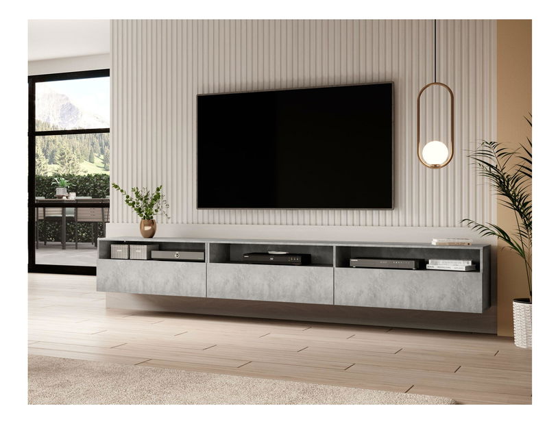 TV asztal Barly Typ 40 (világos beton)