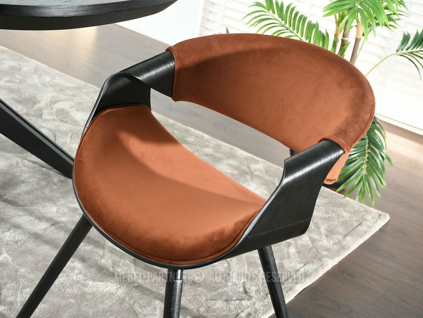 Scaun sufragerie Busque (negru)