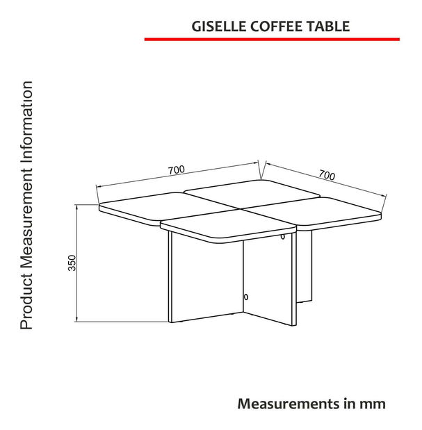 Konferenčný stolík Asir Gisel