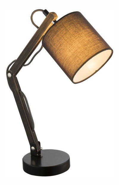 Stolové svietidlo Mattis 21512 (klasické) (čierna + sivá)