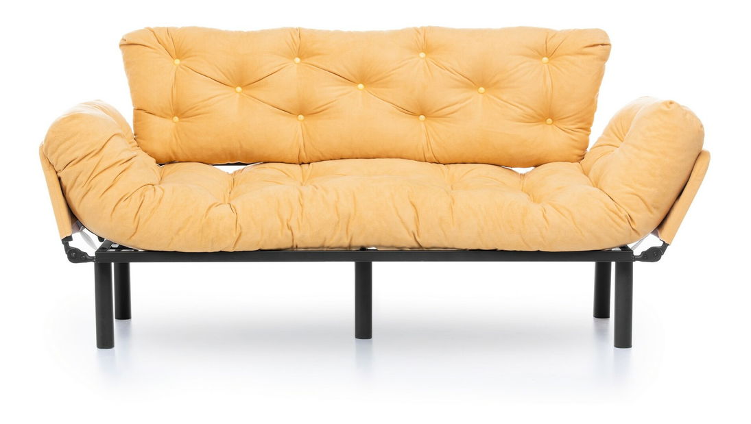 Háromszemélyes kanapé Nitty (mustár)