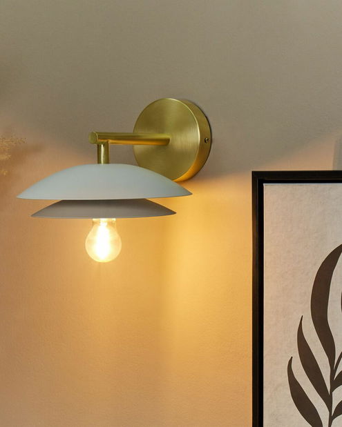 Nástenné osvetlenie Lasza (biela)