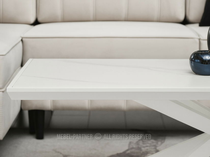 Stolić za kavu Fantoches (mramor + bijela)