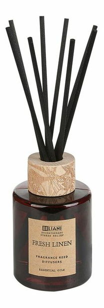 Szójaviasz gyertya és diffúzor pálcikákkal a friss ruha illatával Ember (barna)