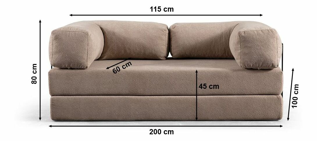 Rozkladacia pohovka Vian (ecru)