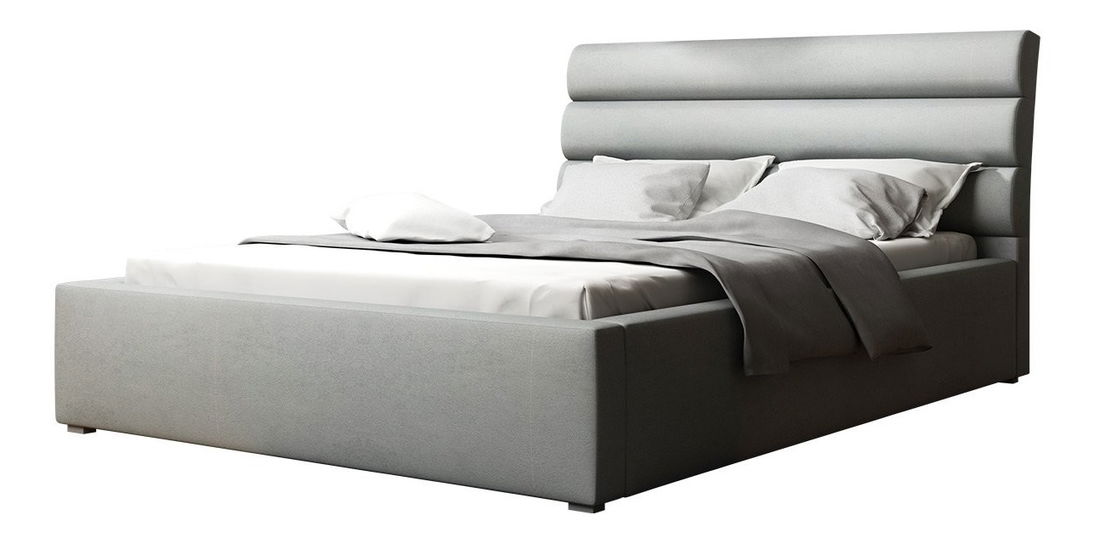 Franciaágy 140cm Exotic (szürke)