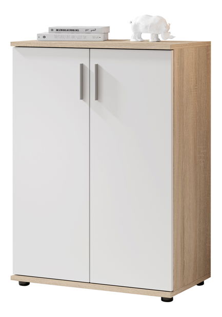 Dulap Borat (stejar sonoma + alb)