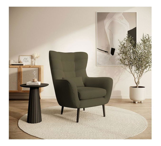 Fotel Veneza 2 (oliva + fekete)