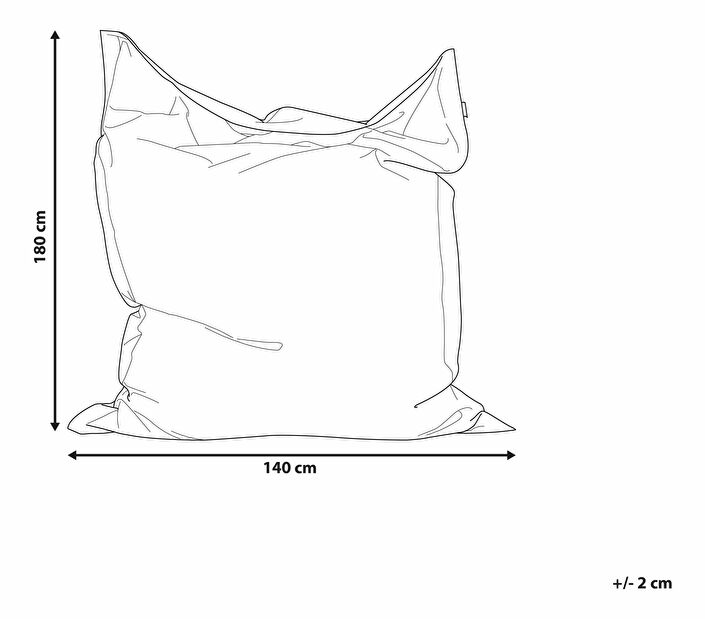 Babzsák 180x140 cm Xl (homokbézs)