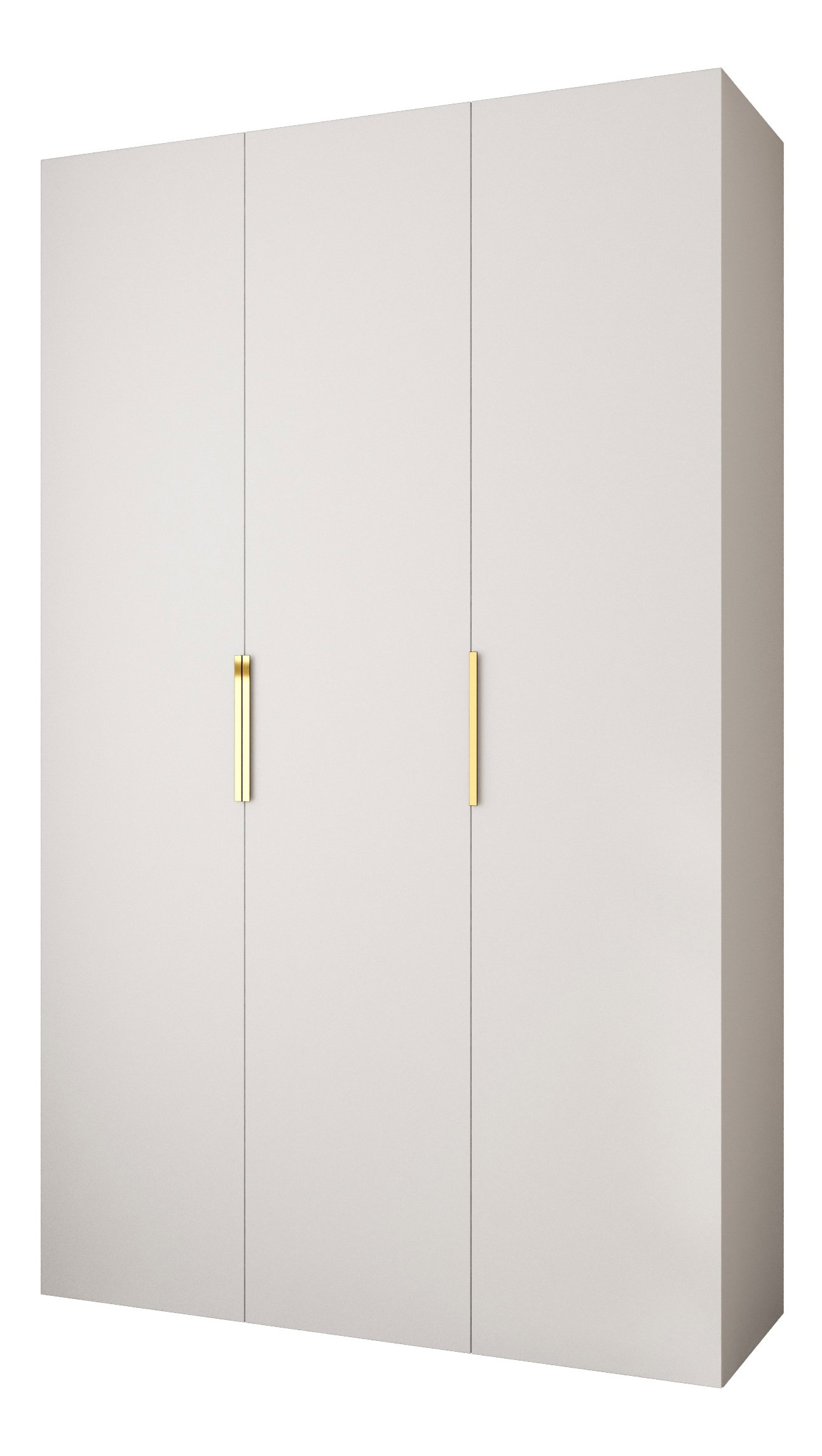 Ormar za garderobu 150 cm Carmela 40-4 (bijela + zlatna)