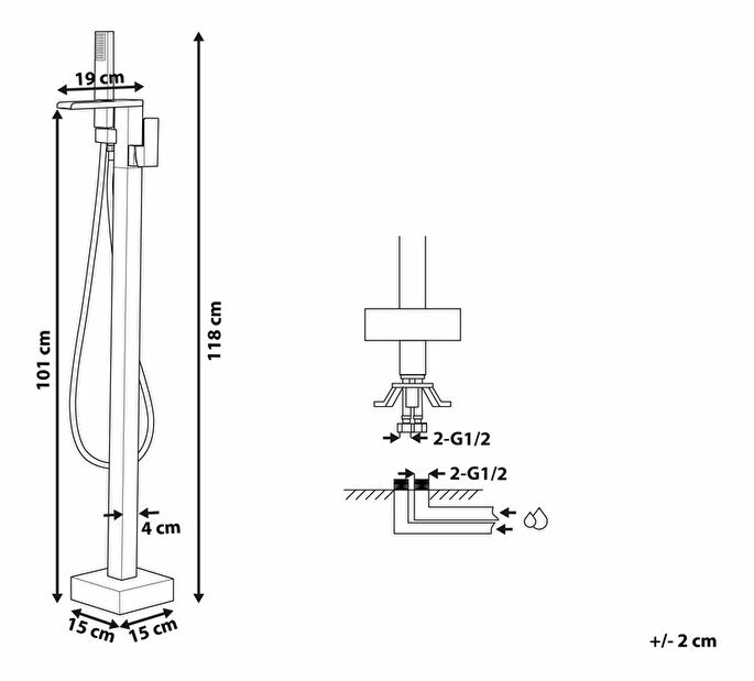 Robinet Bond (negru)