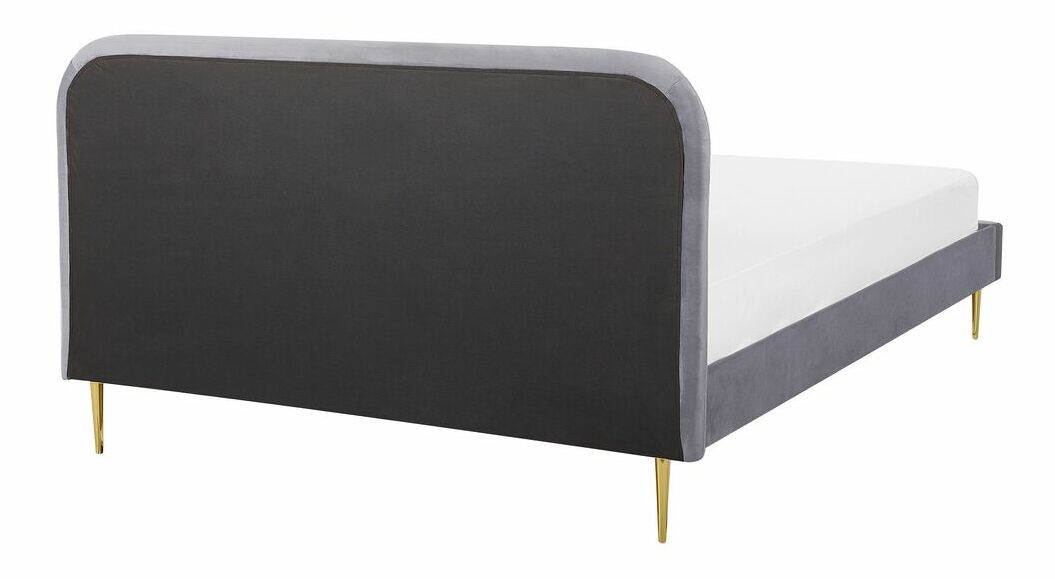 Bračni krevet 160 cm Faris (siva) (s podnicom)