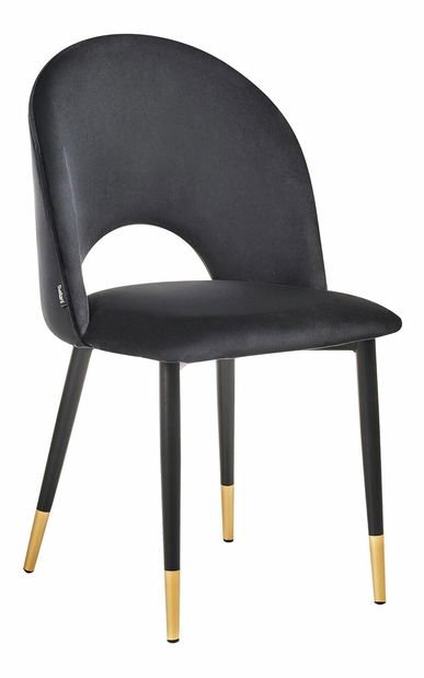 Set blagovaonskih stolica 2 kom. MAGI (tkanina) (crna)