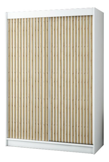 Ruhásszekrény 150 cm Ladonna 1 (matt fehér)