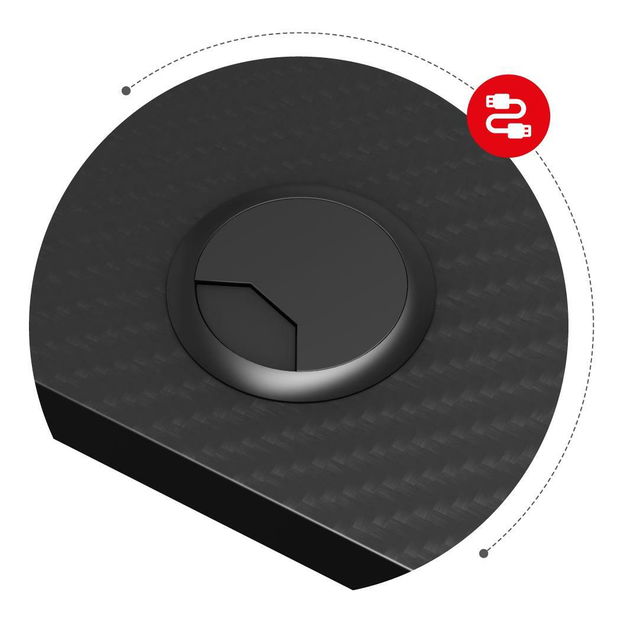 Elektricky nastaviteľný PC stolík Hyperion 7.9 (čierna)