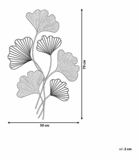 Nástenná dekorácia INEM (zlatá)