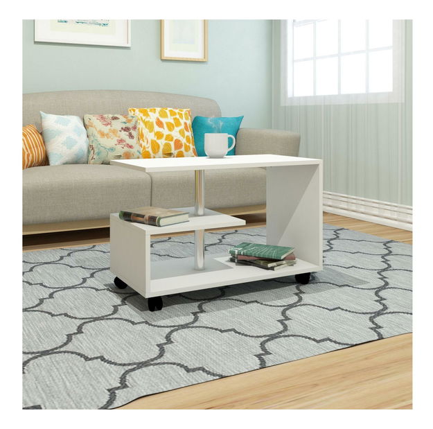 Măsuță de cafea Dosonu (alb) 