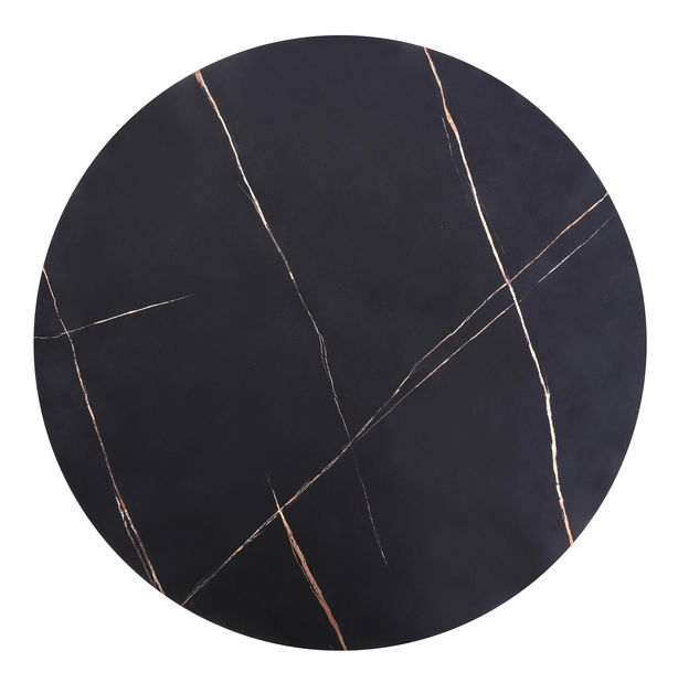 Stolić za kavu Adrienne (crni mramor + crna)