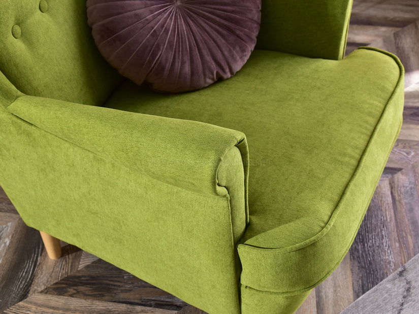 Kreslo ušiak Margis (čierna)