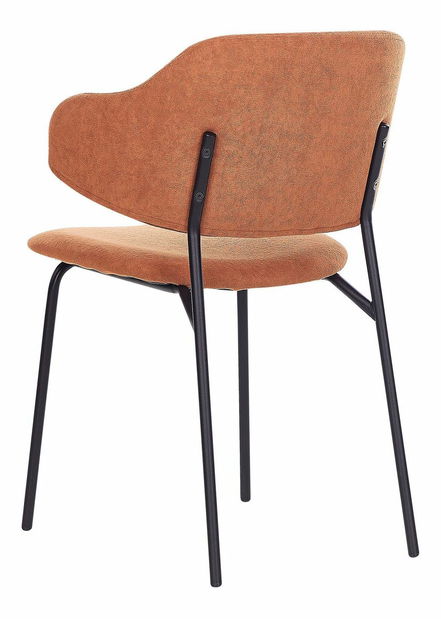 Set 2 ks jedálenských stoličiek Kenza (oranžová)