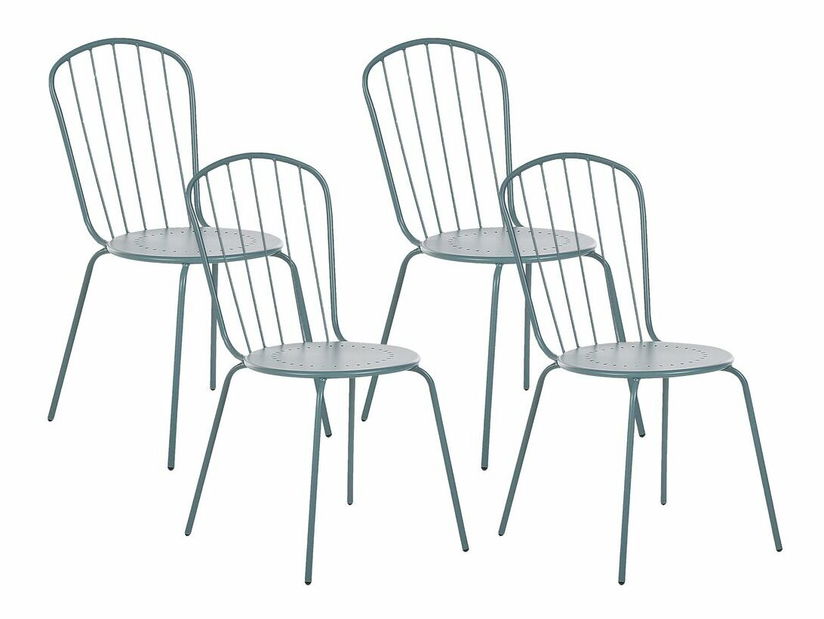 Set mobilier de grădină Calvin (albastru) 