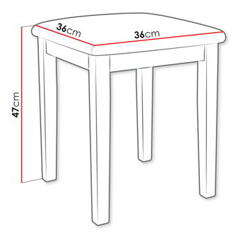 Taburete Merasota III (alb + gri) *vânzare stoc