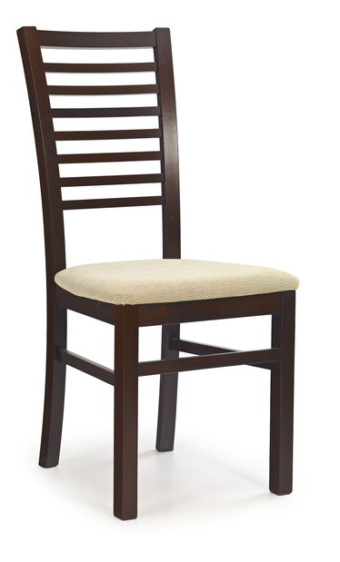 Scaun de sufragerie Garret 6 nuc închis + bej